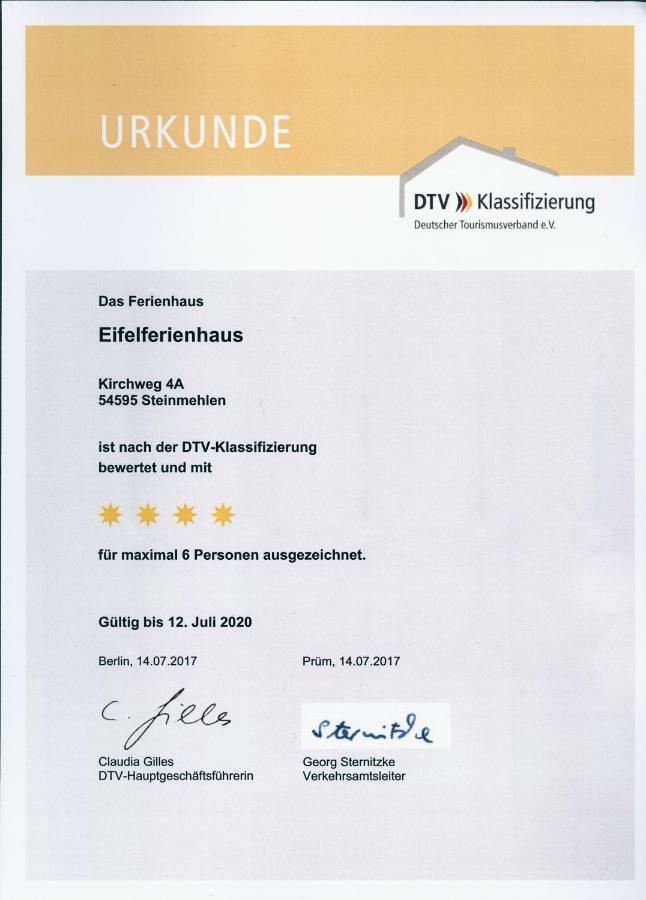 Eifelferienhaus Pruem Steinmehlen Luaran gambar